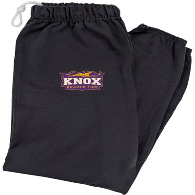 LOGOVISION Knox College Primary Logo Mens Jogger Sweatpants, Black, Xx-Large