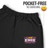 LOGOVISION Knox College Primary Logo Mens Jogger Sweatpants, Black, Xx-Large view 3