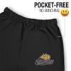 LOGOVISION Webster University Primary Logo Mens Jogger Sweatpants, Black, Large view 3