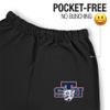 LOGOVISION St. Thomas University Primary Logo Mens Jogger Sweatpants, Black, Medium view 3