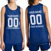 Custom Team Basketball Jersey with Your Custom Name and Number Youth Sports Tee True Royal view 1