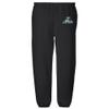 LOGOVISION Northern Vermont University Primary Logo Mens Jogger Sweatpants, Black, Xx-Large view 2