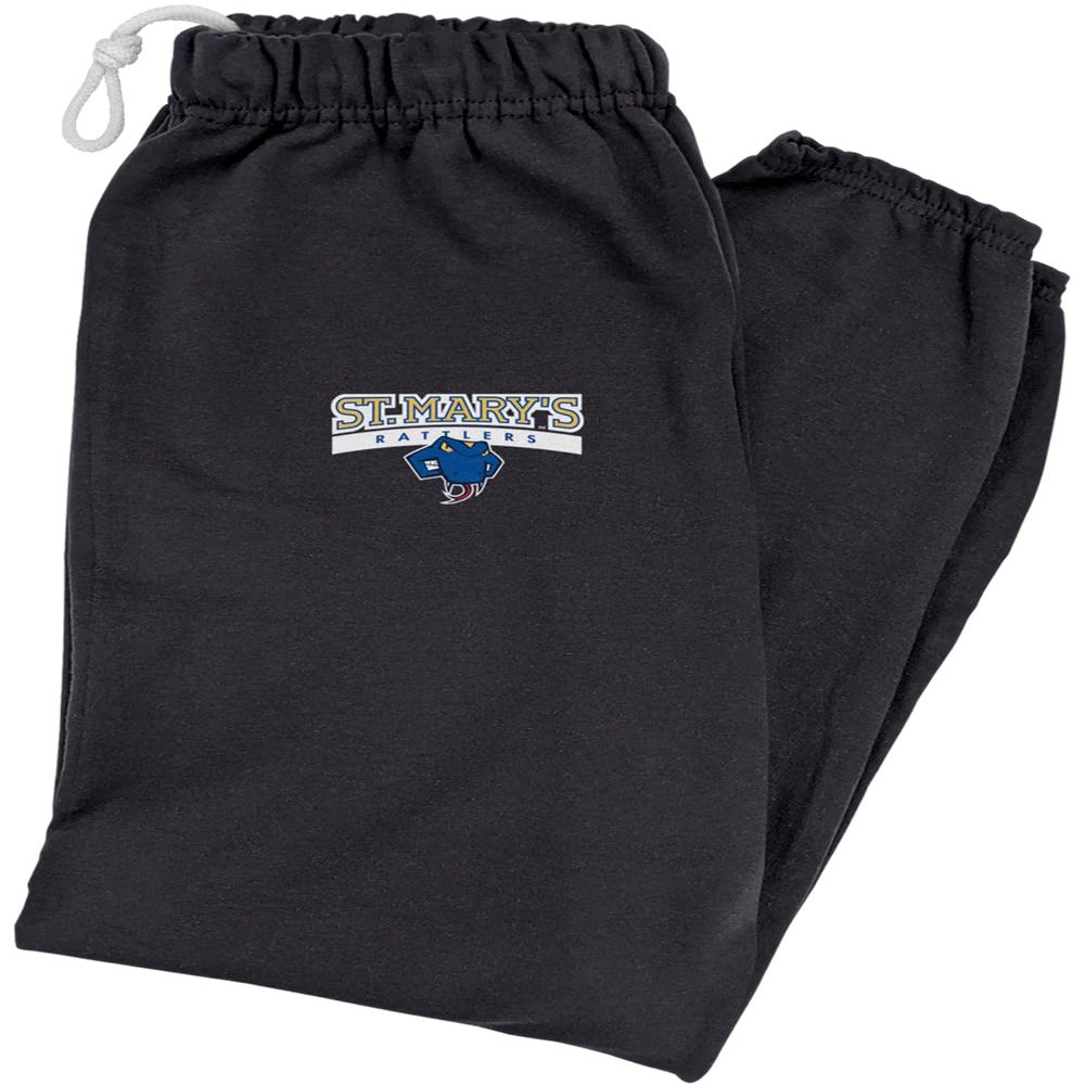 LOGOVISION St. Marys University Primary Logo Mens Jogger Sweatpants, Black, X-Large
