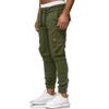 Mens Casual Jogger Pants with Pockets Drawstring Chino Cargo Work Pants Tapered Outdoor Lightweight Cotton Twill Track Jogging Tactical Utility Trousers Sweatpants(Army Green,3X-Large) view 4