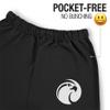 LOGOVISION Seattle Pacific University Primary Logo Mens Jogger Sweatpants, Black, Small view 3