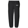 LOGOVISION University of Illinois Springfield Primary Logo Mens Jogger Sweatpants, Black, Large view 2