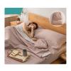 Sleeping Bag Liner Lightweight Travel Camping Sheet Sleep Bag Liner Adults Children 100% Cotton Plaid Stripes Hotel Compact Portable Sleeping Sack Single Double ( Color : Pink , Size : 80x210cm-31x82" view 1