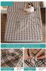 Sleeping Bag Liner 100% Cotton Plaid Stripes Sleep Sack Lightweight Travel Sheet Single/Double Sleeping Sheets for Backpacking Hotel Hostels and Traveling ( Color : Brown B , Size : 160x210cm-63x82" ) view 2