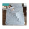 Sleeping Bag Liner 100% Cotton Plaid Stripes Sleep Sack Lightweight Travel Sheet Single/Double Sleeping Sheets for Backpacking Hotel Hostels and Traveling ( Color : Blue , Size : 160x210cm-63x82" ) view 1