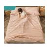 RUZGAR Cotton Sleeping Bag Liner with Zipper 100% Cotton Travel Sheet Sleep Sack Adult Children Large Small Travel Sleeping Bag for Hotels Camping Hiking (Color : Pink, Size : 80x210cm-31x82) view 1