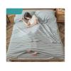 RUZGAR Cotton Sleeping Bag Liner with Zipper 100% Cotton Travel Sheet Sleep Sack Adult Children Large Small Travel Sleeping Bag for Hotels Camping Hiking (Color : Blue B, Size : 120x210cm-47x82) view 1