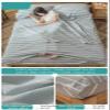 RUZGAR Cotton Sleeping Bag Liner with Zipper 100% Cotton Travel Sheet Sleep Sack Adult Children Large Small Travel Sleeping Bag for Hotels Camping Hiking (Color : Blue B, Size : 120x210cm-47x82) view 2