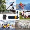 GaiRen Trolling Motor Plug and Circuit Breaker 60Amp Kit, Trolling Motor Connector with Receptacle 12/24/36/48 Volt Marine Boat Power Waterproof IP67 Compatible with 8/10 AWG Wire Yellow view 2