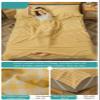 RUZGAR Cotton Sleeping Bag Liner with Zipper 100% Cotton Travel Sheet Sleep Sack Adult Children Large Small Travel Sleeping Bag for Hotels Camping Hiking (Color : Yellow, Size : 160x210cm-63x82) view 2