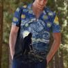 ACEPrints Bigfoot Hawaiian Shirts for Men Women, Bigfoot Hawaiian Shirt, Sasquatch Tropical Short Sleeve Button Down Shirt view 2
