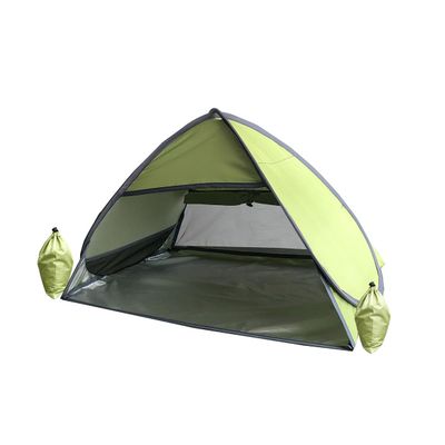 RXQNN Small Pop Up Beach Tent Portable Head Tent, Pet Shade Canopy with Breathable Meshed Window for Dogs/Cats (Light Green)