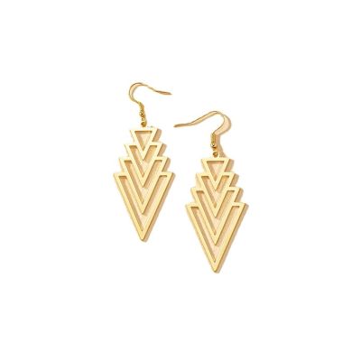 Jewelry Metal Geometric Long Earrings Simple Atmosphere Women's Jewelry Niche Design Sense Fashion Earrings