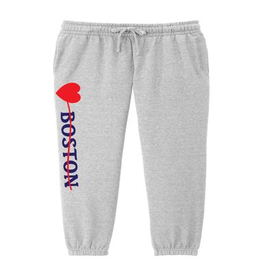 Wally's Custom Apparel Boston Sweatpants with Side Pockets Gray Women's Small - 2XL (as1, Alpha, s, Regular, Regular)
