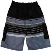 NORTY Big Boys' Swim Trunks - Stylish Bathing Suit for Kids - Swimsuit Shorts with Pockets - Comfortable Board Shorts - Black Stripe - 18-20 view 3