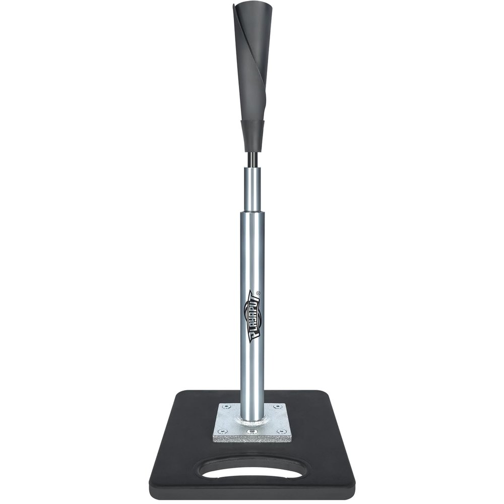 PLAYAPUT Baseball Batting Tee - Portablel Hitting Tee for Baseball/Softball with Handrolled Flexible Rubber Top, Premium Baseball Tee,Height Adjustable 24-46 inches for Kids or Adults| Easy Carrying