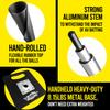PLAYAPUT Baseball Batting Tee - Portablel Hitting Tee for Baseball/Softball with Handrolled Flexible Rubber Top, Premium Baseball Tee,Height Adjustable 24-46 inches for Kids or Adults| Easy Carrying view 3