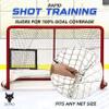 The Netminder Hockey Net Targets - Lacrosse Goal Targets - Hockey Training Equipment - Metal Goals or Plastic Nets - Sliding Target - Returns Pucks & Lacrosse Balls with Ease (1 Mesh Rebounder) view 3