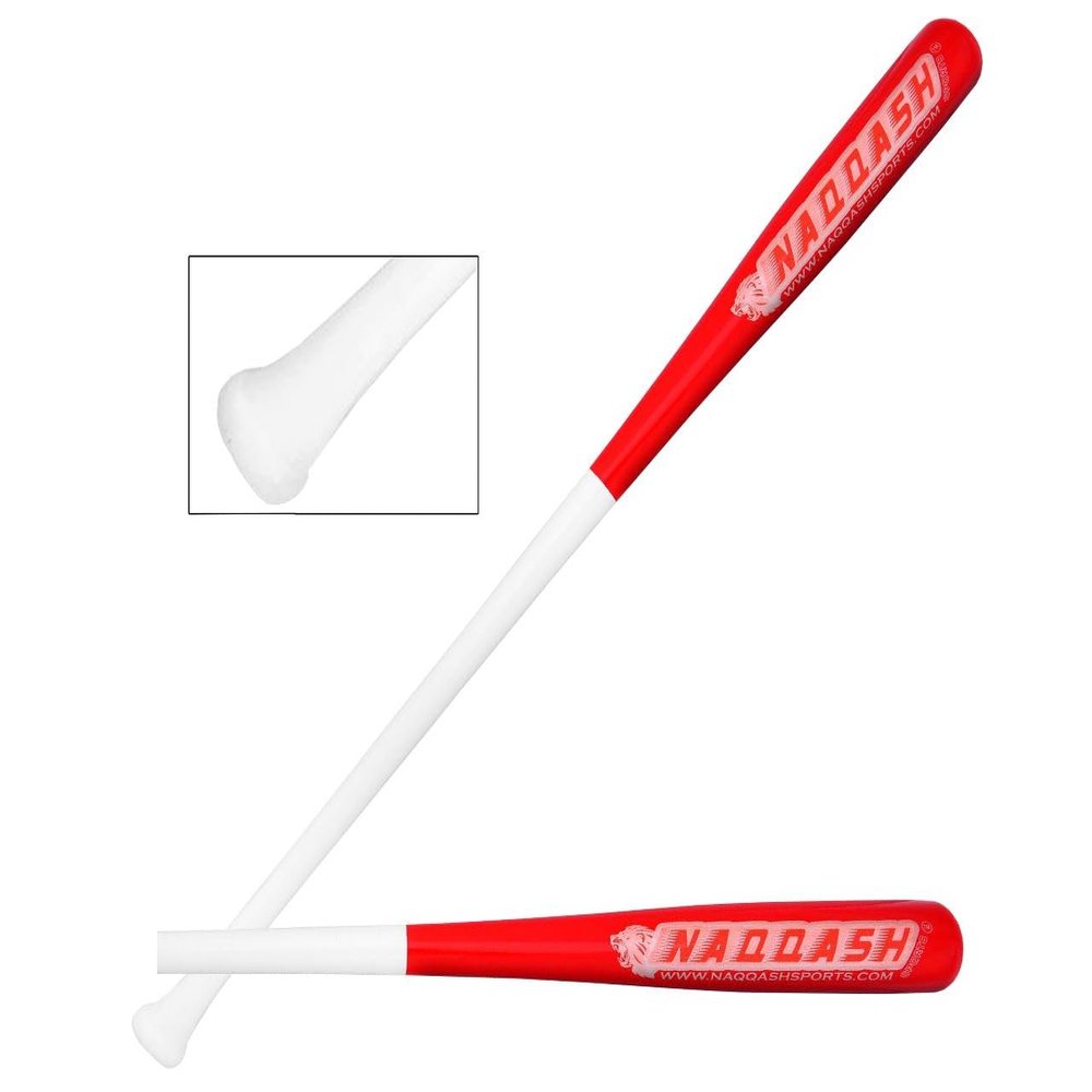 36 Inch /20 oz/Barrel 2.25 Fungo Maple Wood Baseball bat Excellent Control for Coaches & Larger Sweet spot & Additional Reach and Distance, Hitting Balls to outfielders by Naqqash Sports