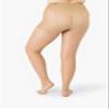Silky Toes Plus Size Pantyhose for Women Soft Sheer Queen Tights 2 Pairs (5X-6X, City Beige) view 2