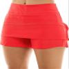 Zac & Rachel Women's Pull-On 17 Skort, Hibiscus, 12 view 2