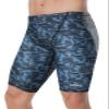 K898 Men's Swim Jammers UPF50+, Swim Training Printed Jammer Swimsuit Endurance Compression for Men (Grey Camo-WF, 3XL) view 1