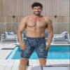 K898 Men's Swim Jammers UPF50+, Swim Training Printed Jammer Swimsuit Endurance Compression for Men (Grey Camo-WF, 3XL) view 4