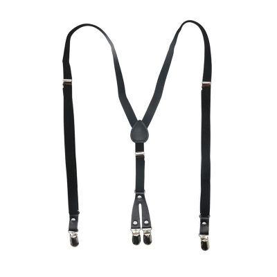 SONLED Men's Suspenders for Men 1.5cm Women's Pants with Adjustable Suspenders