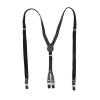 SONLED Men's Suspenders for Men 1.5cm Women's Pants with Adjustable Suspenders view 1