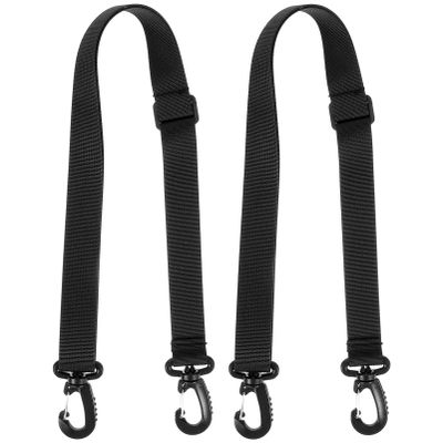 BESPORTBLE 2pcs Ski Boots Carrying Strap Wear-Resistant Fixing Leash for Ice Skates and Roller Skates Outdoor Skating Carrier Clips and Strong Stitching