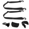 BESPORTBLE 2pcs Ski Boots Carrying Strap Wear-Resistant Fixing Leash for Ice Skates and Roller Skates Outdoor Skating Carrier Clips and Strong Stitching view 2