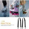 BESPORTBLE 2pcs Ski Boots Carrying Strap Wear-Resistant Fixing Leash for Ice Skates and Roller Skates Outdoor Skating Carrier Clips and Strong Stitching view 4