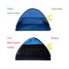 RXQNN Small Pop Up Beach Tent with Meshed Window, Portable Head Tent Beach Pet Shade for Small Dogs/Cats (Khaki) view 2