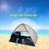 RXQNN Small Pop Up Beach Tent with Meshed Window, Portable Head Tent Beach Pet Shade for Small Dogs/Cats (Khaki) view 4