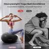 YOTTOY Anti-Burst Exercise Ball for Working Out, Yoga Ball for Pregnancy,Extra Thick Workout for Physical Therapy,Stability Ball for Chair Fitness with Pump (Black) view 3