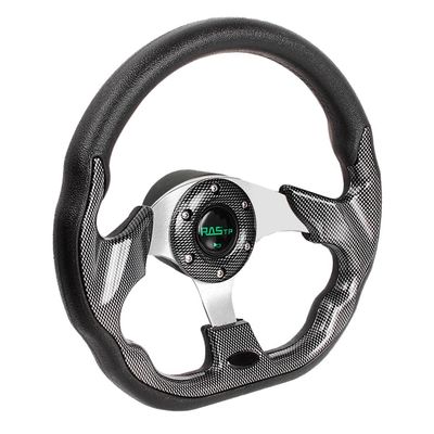 RASTP 12.6 Inch Boat Steering Wheel with 3/4 Axle Marine Steering Wheel Adapter for Most Marine boats,Vessels,Yachts,Pontoons Boat(Pane)