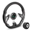 RASTP 12.6 Inch Boat Steering Wheel with 3/4 Axle Marine Steering Wheel Adapter for Most Marine boats,Vessels,Yachts,Pontoons Boat(Pane) view 2