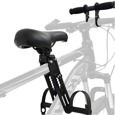 shouldbuy Kids Bike Seat Replacement with Handlebar,Detachable Front Mounted Child Bicycle Seat with Foot Pedals for Children 2~5 Years