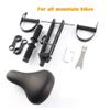 shouldbuy Kids Bike Seat Replacement with Handlebar,Detachable Front Mounted Child Bicycle Seat with Foot Pedals for Children 2~5 Years view 2