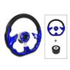 RASTP 12.6 Inch Boat Steering Wheel with 3/4 Axle Marine Steering Wheel Adapter for Most Marine boats,Vessels,Yachts,Pontoons Boat(Blue) view 2