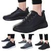 IWIHMIV Outdoor Sport Shoes Waterproof Walking Shoes Men's Running Shoes Comfortable Casual Sports Shoesa1-White12 view 3