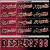 Customize Gradient Baseball Jerseys Button Down Personalized Black Crimson Baseball T-Shirts Short Sleeve Custom Hip Hip Shirts Sports Uniform Jerseys Stitched Name Number Logo for Unisex Youth view 3