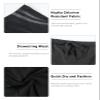 K898 Men's Swim Jammers UPF50+, Swim Training Printed Jammer Swimsuit Endurance Compression for Men (Black Offset-1, L) view 4