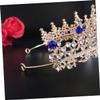 Beavorty Elegant Rhinestone Wedding Crown Lightweight Bridal Headpiece for Wedding Parties Comfortable Fit Stylish Design for Brides and Special Occasions view 2