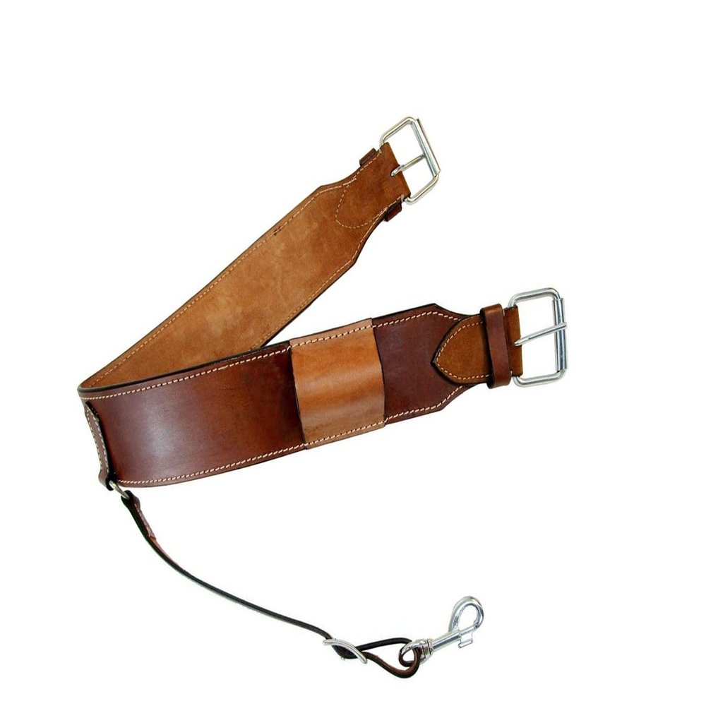 Western Leather Horse Saddle Rear Flank Back Cinch Hand Tooled ME-LCG-012