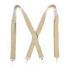 2.5cm Width Triangle Metal X Back Suspensorio Classic 4 Hook Clip High Elastic Business Men Gift Suspenders Husband (Color : 5, Size : 2.5cm) view 1